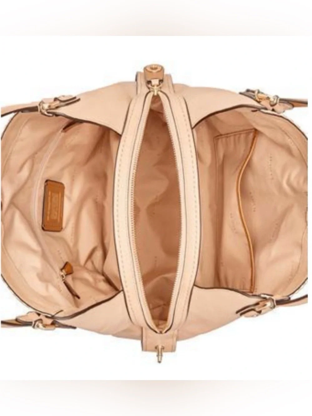 Coach NWT Legacy Jacquard Edie Tan/Beechwood Shoulder Bag w/ Dustbag - Picture 2 of 9